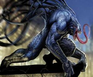Puzzle Δηλητήριο είναι ένα symbiote μορφή ζωής και ένας από τους πιο επικίνδυνους εχθρούς Σπάιντερμαν
